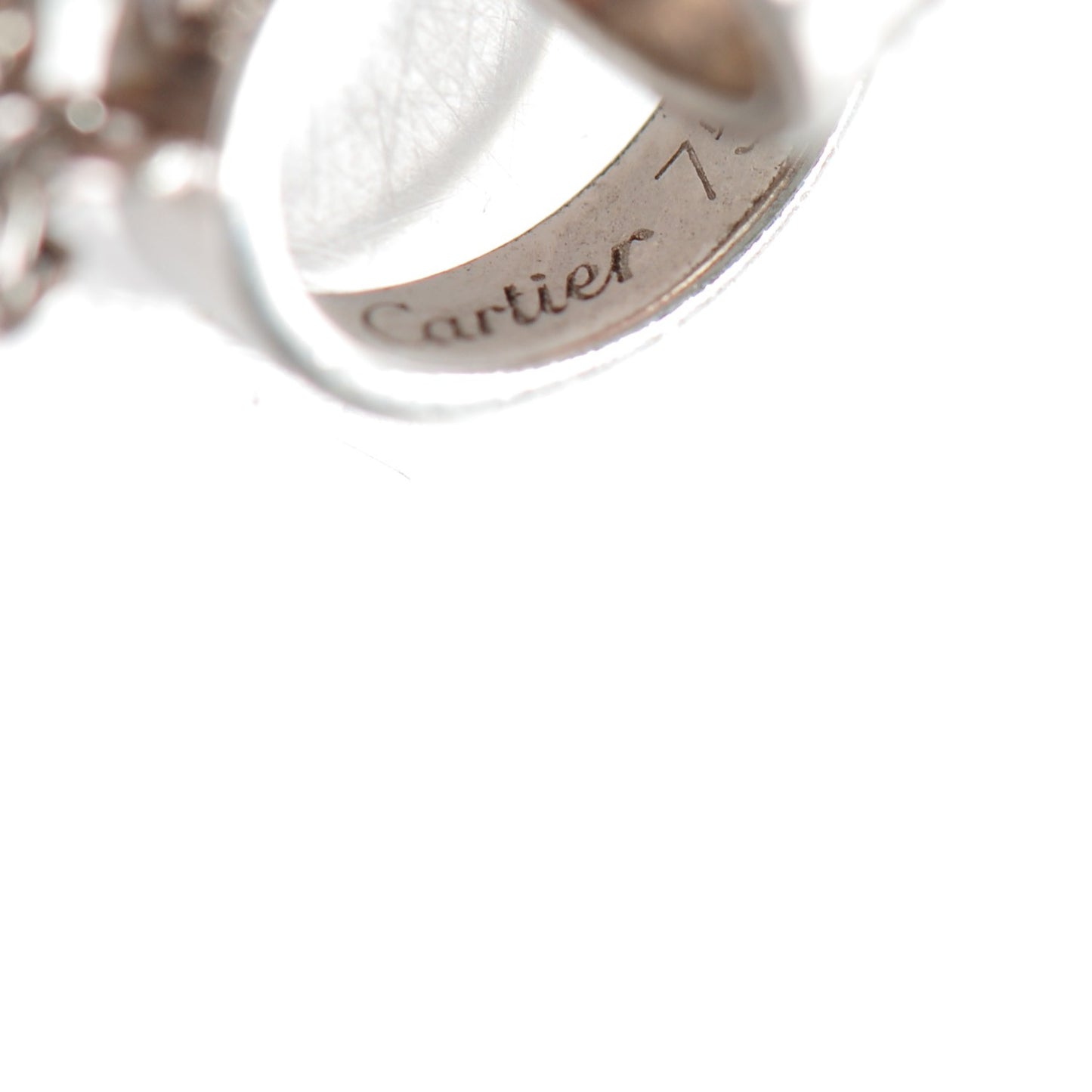 18K White Gold Interlocking LOVE Bracelet