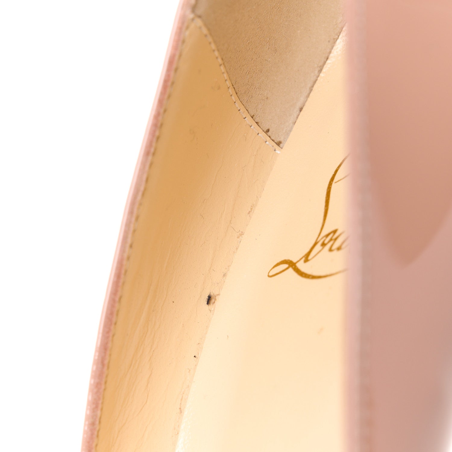 Christian Louboutin Patent Pigalle Follies 85 Pumps 38.5 Nude 8 of 10