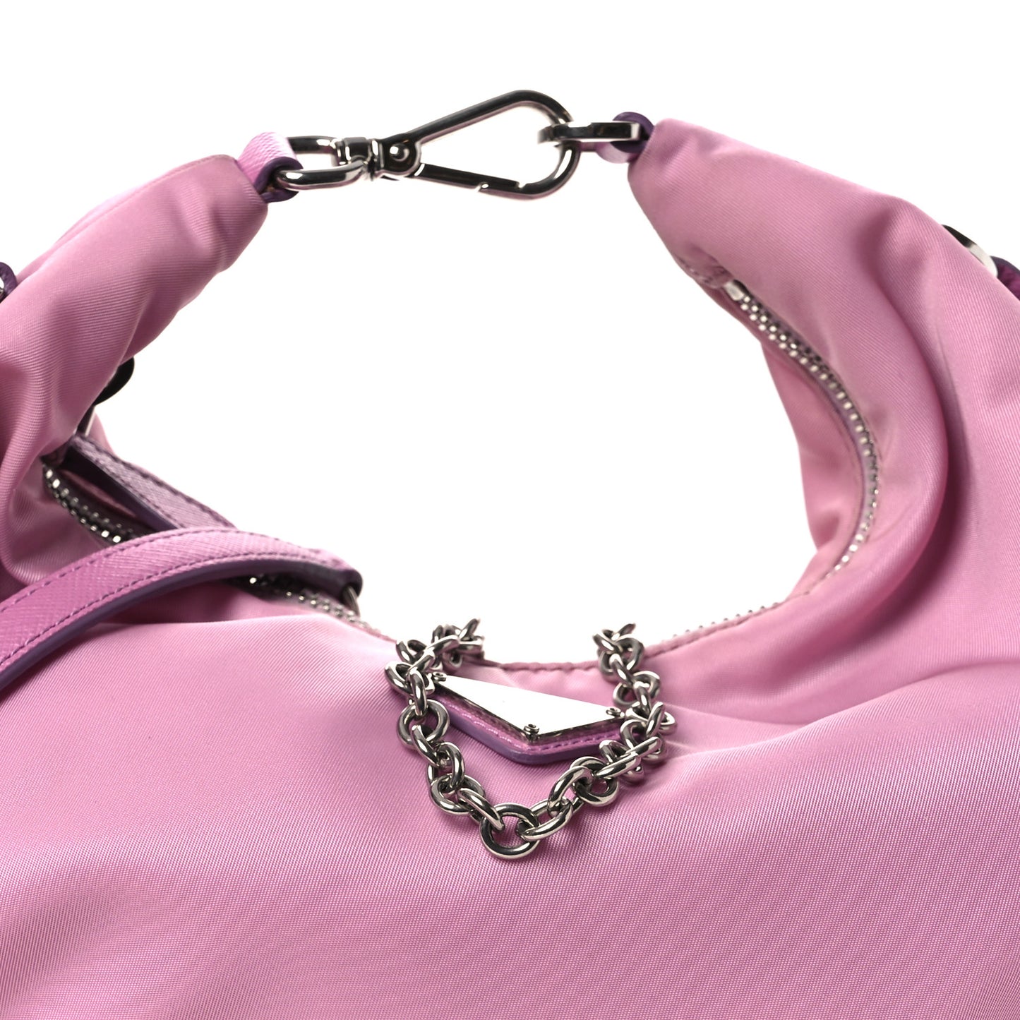 Tessuto Nylon Saffiano Re-Edition 2006 Shoulder Bag Pink
