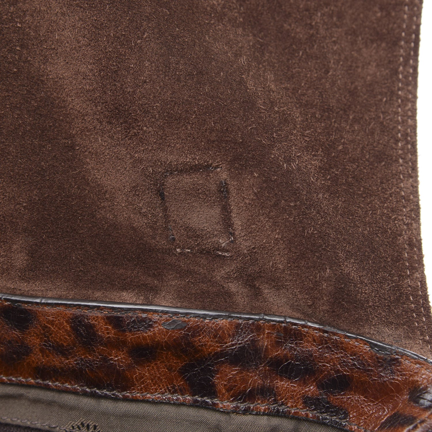 Mulberry Shiny Leopard Oversized Alexa Dark Oak 17 of 17