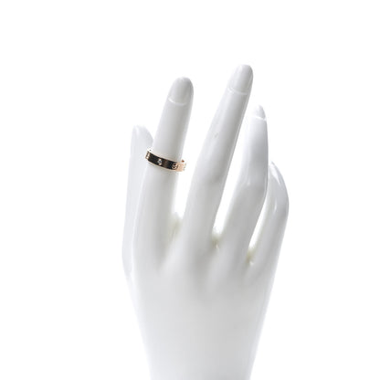 Cartier 18K Pink Gold Diamond 3.5mm LOVE Wedding Band Ring 51 5.75 2 of 5