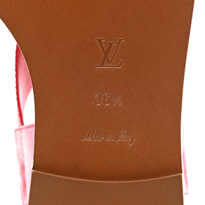 Louis Vuitton Monogram Escale Palma Flat Sandals 36.5 Rouge 6 of 8