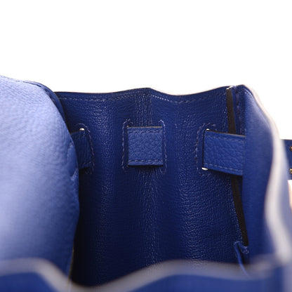 Hermes Togo Kelly Retourne 28 Bleu Electrique 24 of 32