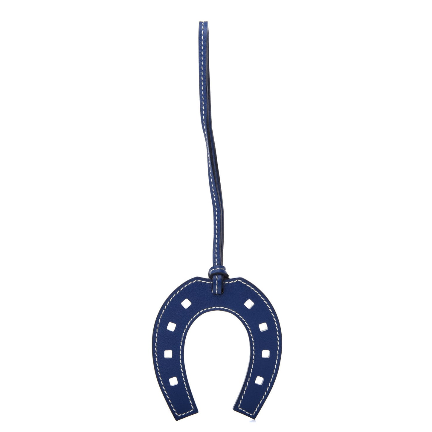 Swift Paddock Horseshoe Bag Charm Bleu Saphir