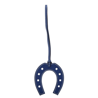 Hermes Swift Paddock Horseshoe Bag Charm Bleu Saphir 1 of 4