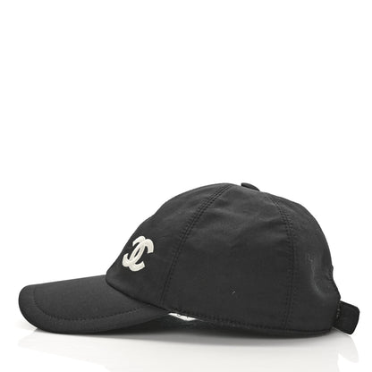 Chanel Cotton CC Cap Hat Black 3 of 7