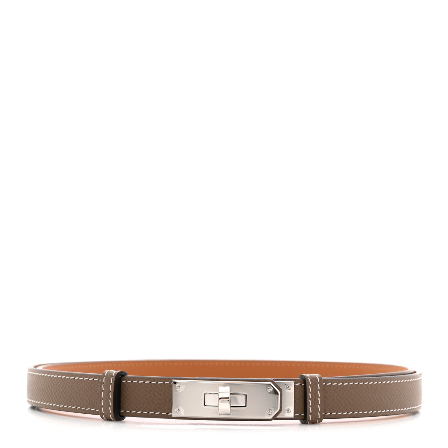 Hermes Epsom Kelly Belt Etoupe 1 of 5