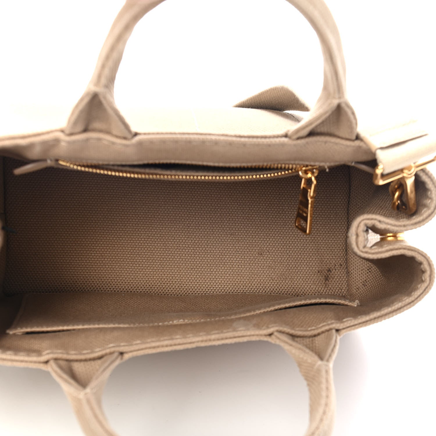 Prada Canapa Small Logo Tote Deserto 4 of 4