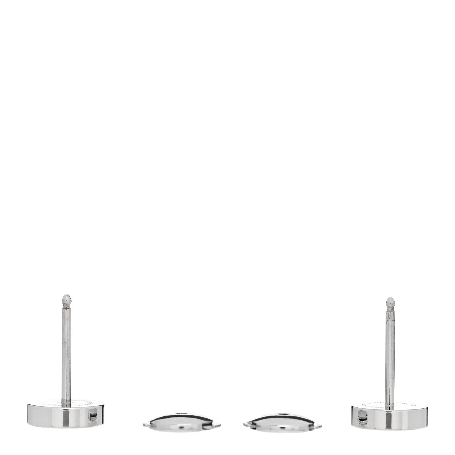 Cartier 18K White Gold LOVE Earrings 3 of 4