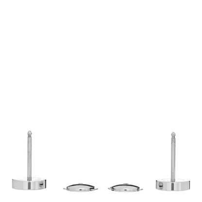 Cartier 18K White Gold LOVE Earrings 3 of 4