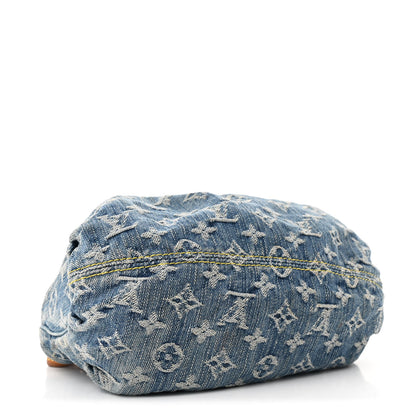 Louis Vuitton Monogram Denim Pleaty Blue 4 of 10