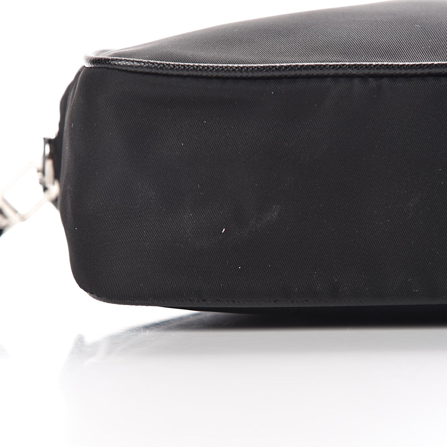 Tessuto Nylon Saffiano Wristlet Black