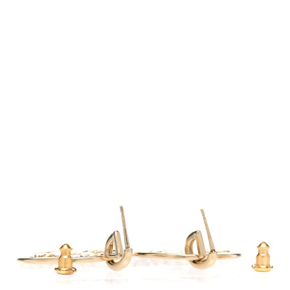 Chanel Baguette Crystal High Society CC Drop Earrings Gold 3 of 5