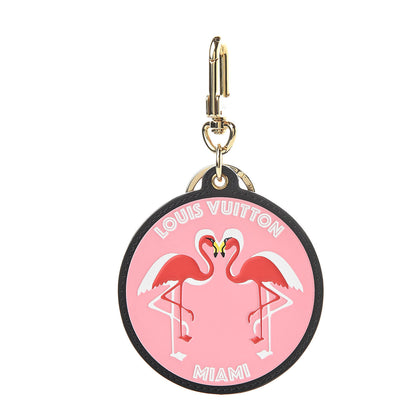 Louis Vuitton World Tour Flamingo Bag Charm Key Holder 1 of 4