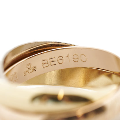 Cartier 18K Pink Yellow White Gold Classic Les Must De Cartier Trinity Ring 53 6.25 9 of 11