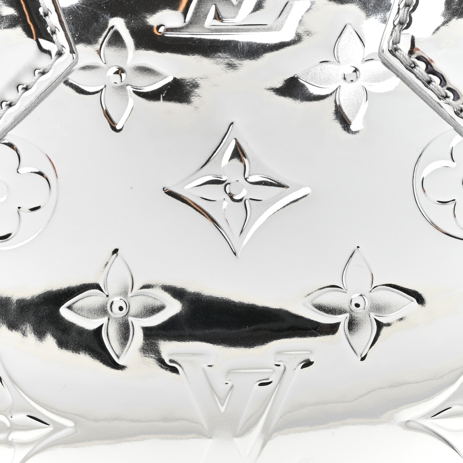Louis Vuitton Monogram Miroir Speedy Bandouliere 20 Silver 7 of 9