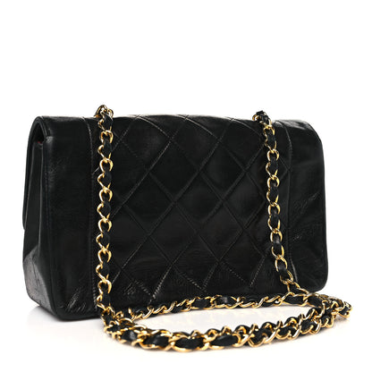 Chanel Lambskin Quilted Small Single Flap Black 3 of 10