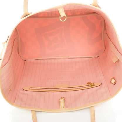 Louis Vuitton Damier Azur Tahitienne Neverfull MM 5 of 9