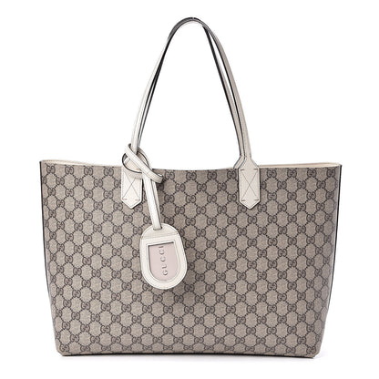 Gucci GG Supreme Monogram Medium Reversible Tote Beige White 1 of 16