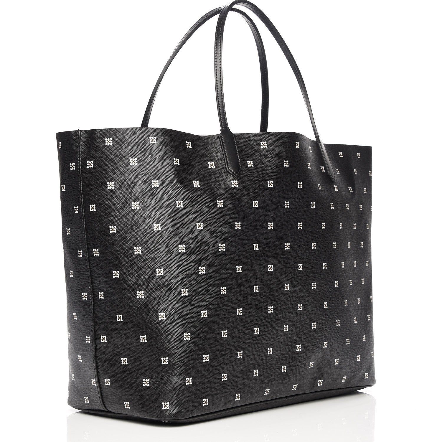 Givenchy Textured Coated Canvas Mini Lilies Print Large Antigona Tote Black 3 of 8