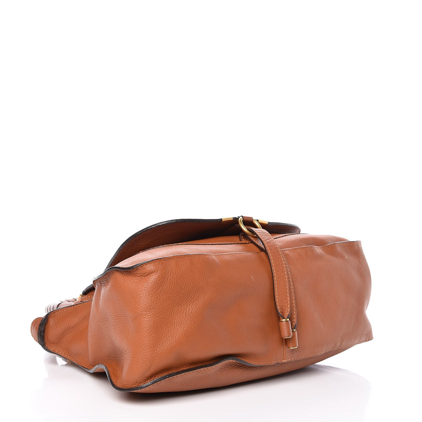 Calfskin Medium Marcie Satchel Tan