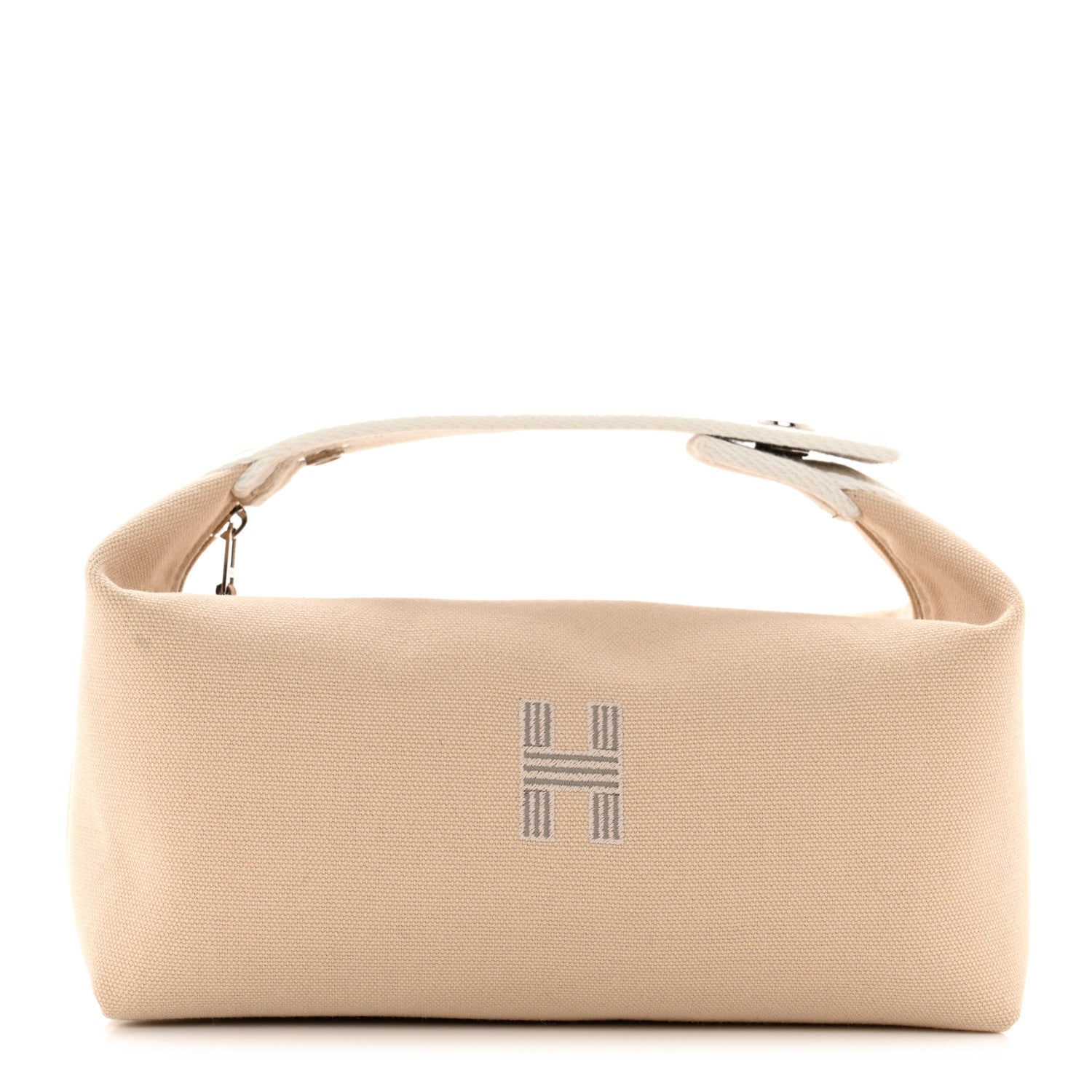 Hermes Canvas Small Bride-A-Brac Pouch Natural 1 of 8