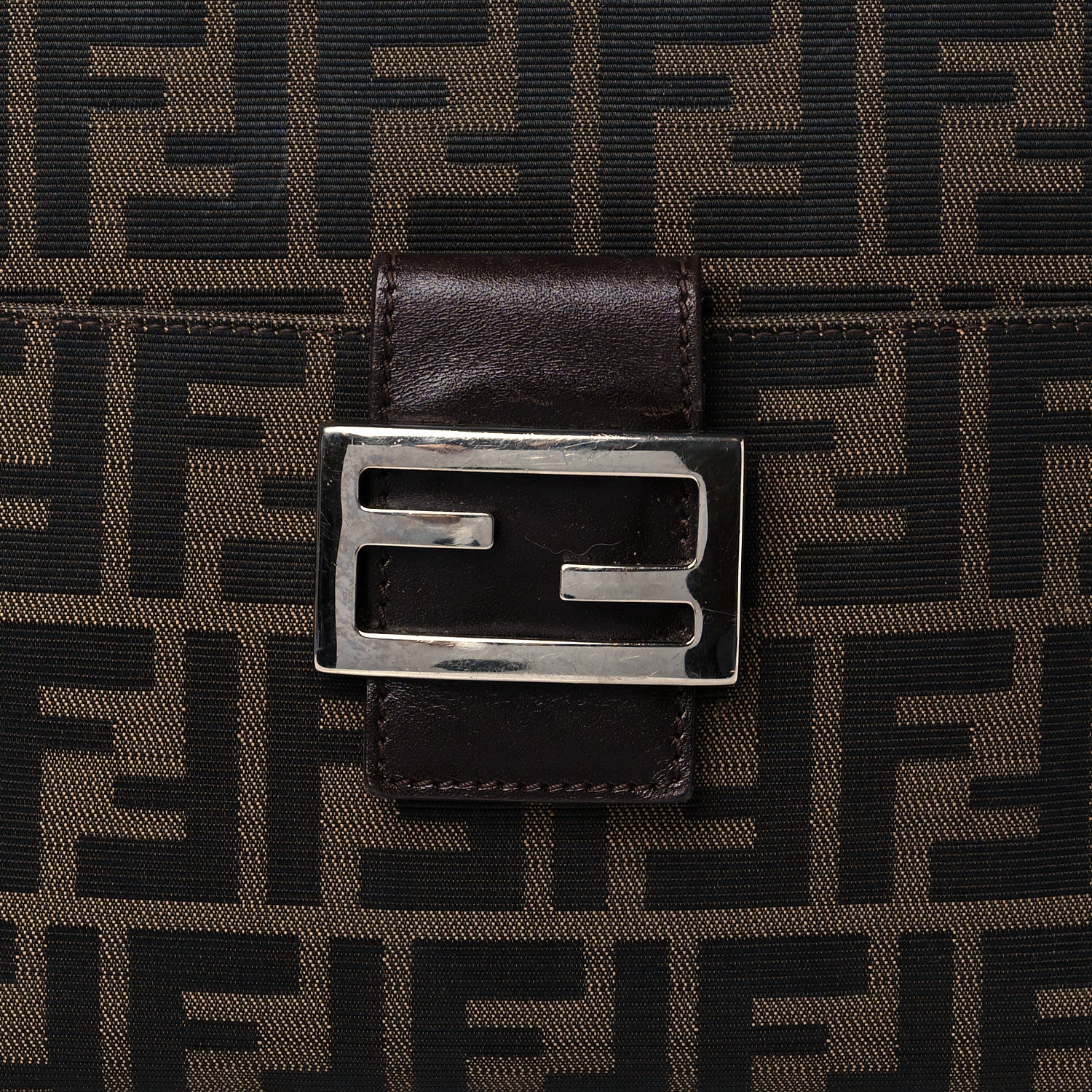 Fendi Zucca Shoulder Bag Tobacco 7 of 10