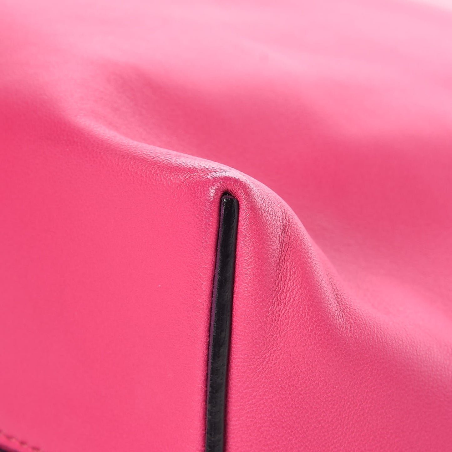 Nappa Flamenco Knot Bag Fuchsia