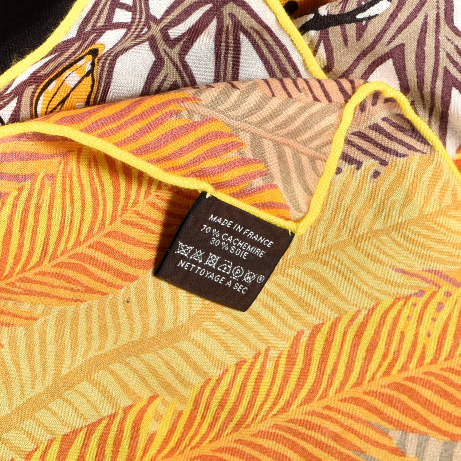 Hermes Cashmere Silk Jaguar Quetzal Shawl 140 5 of 5