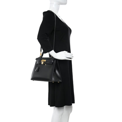 Hermes Box Kelly Sellier 28 Black 2 of 14