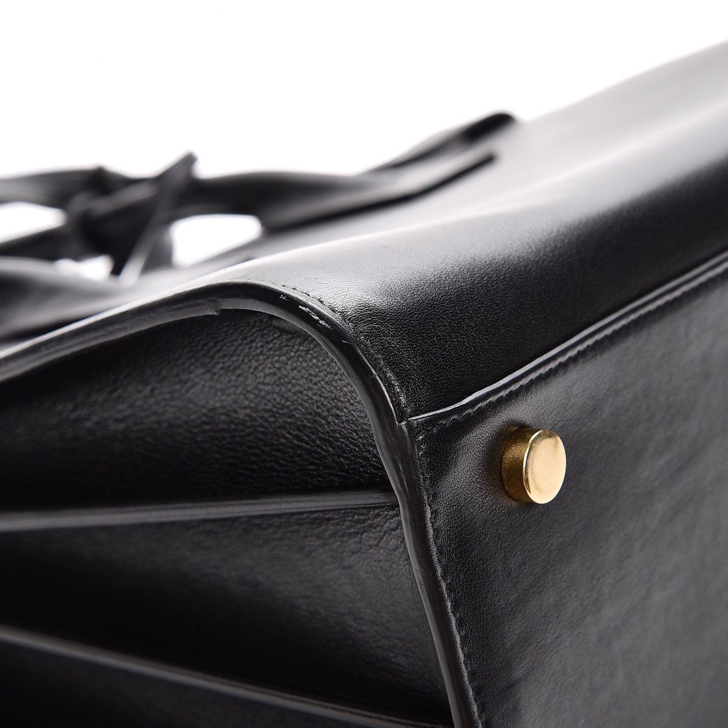 Calfskin Small Sac De Jour Black