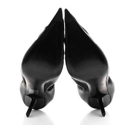 Balenciaga Smooth Nappa Scrunch Knife 80mm Pumps 36 Black 5 of 8