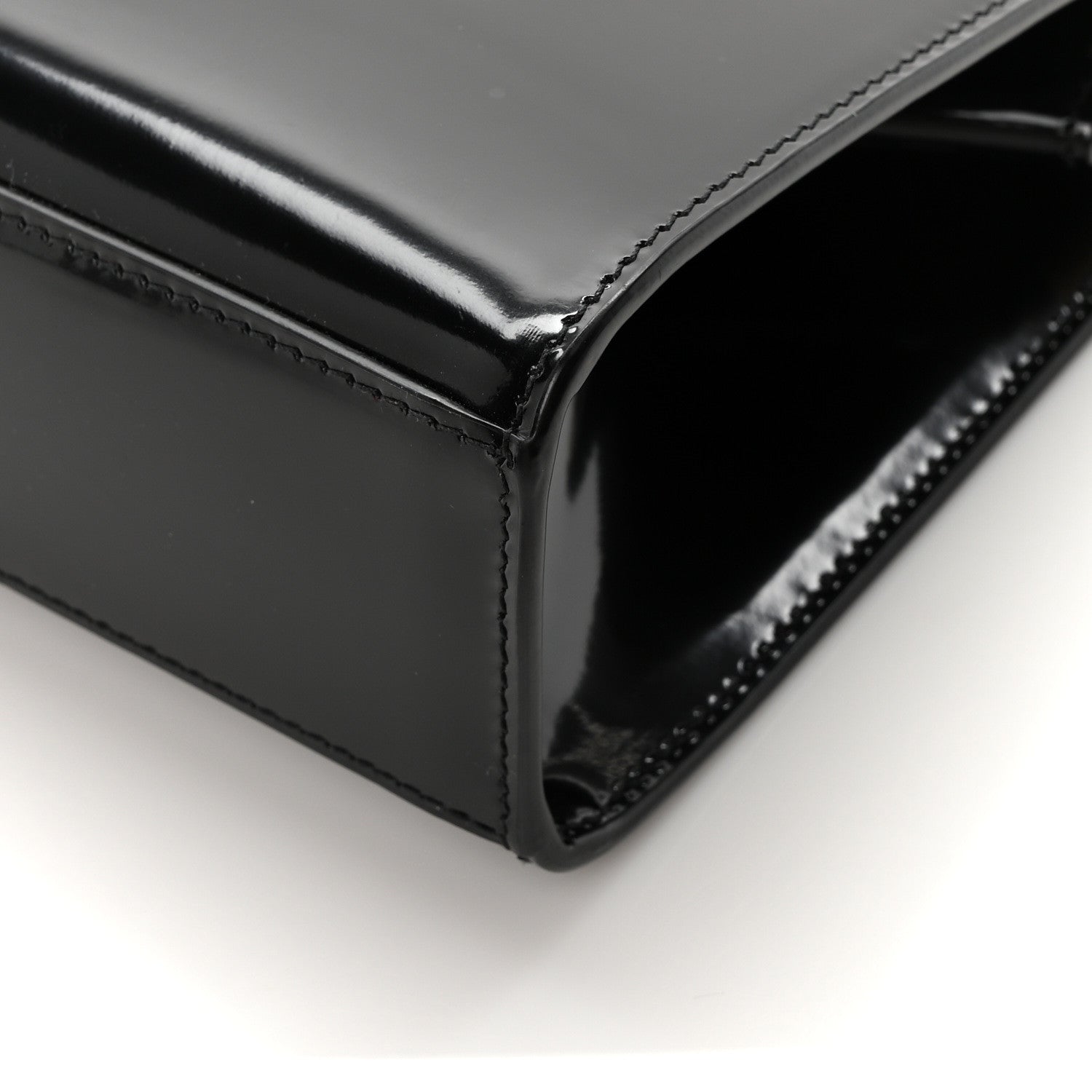 Saint Laurent Nappa Brushed Calfskin Large Le Ann-Marie Alabastro Black 9 of 9