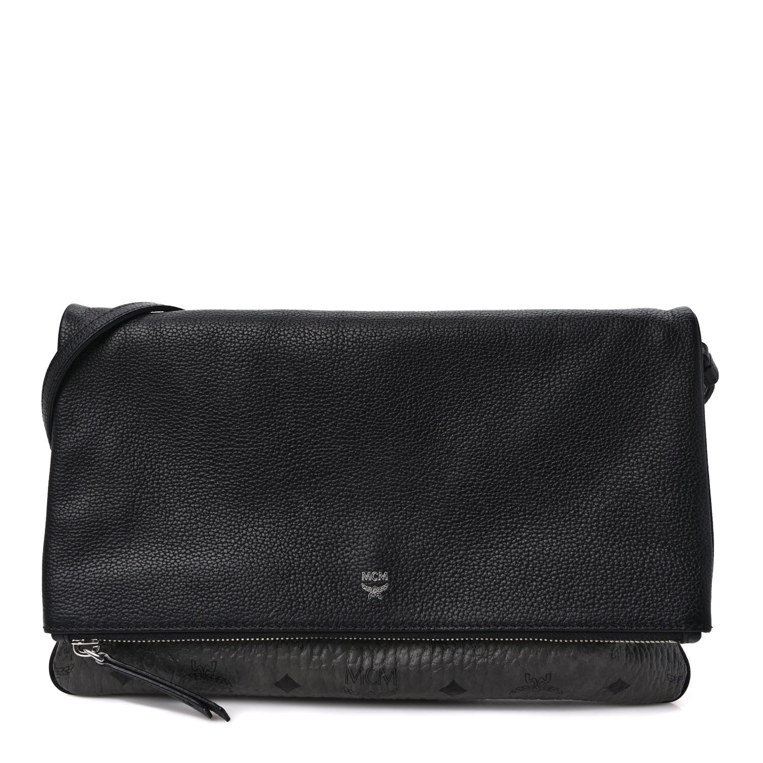 MCM Visetos Corina Crossbody Bag Black 1 of 9