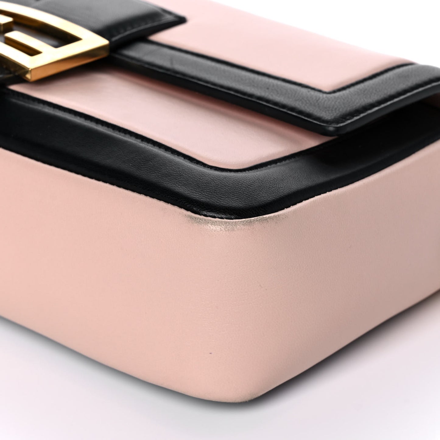 Nappa Apolo Bi-Color Chain Baguette Rosa Quarzo Black