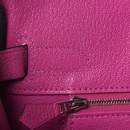 Hermes Togo Birkin 30 Rose Pourpre 14 of 32