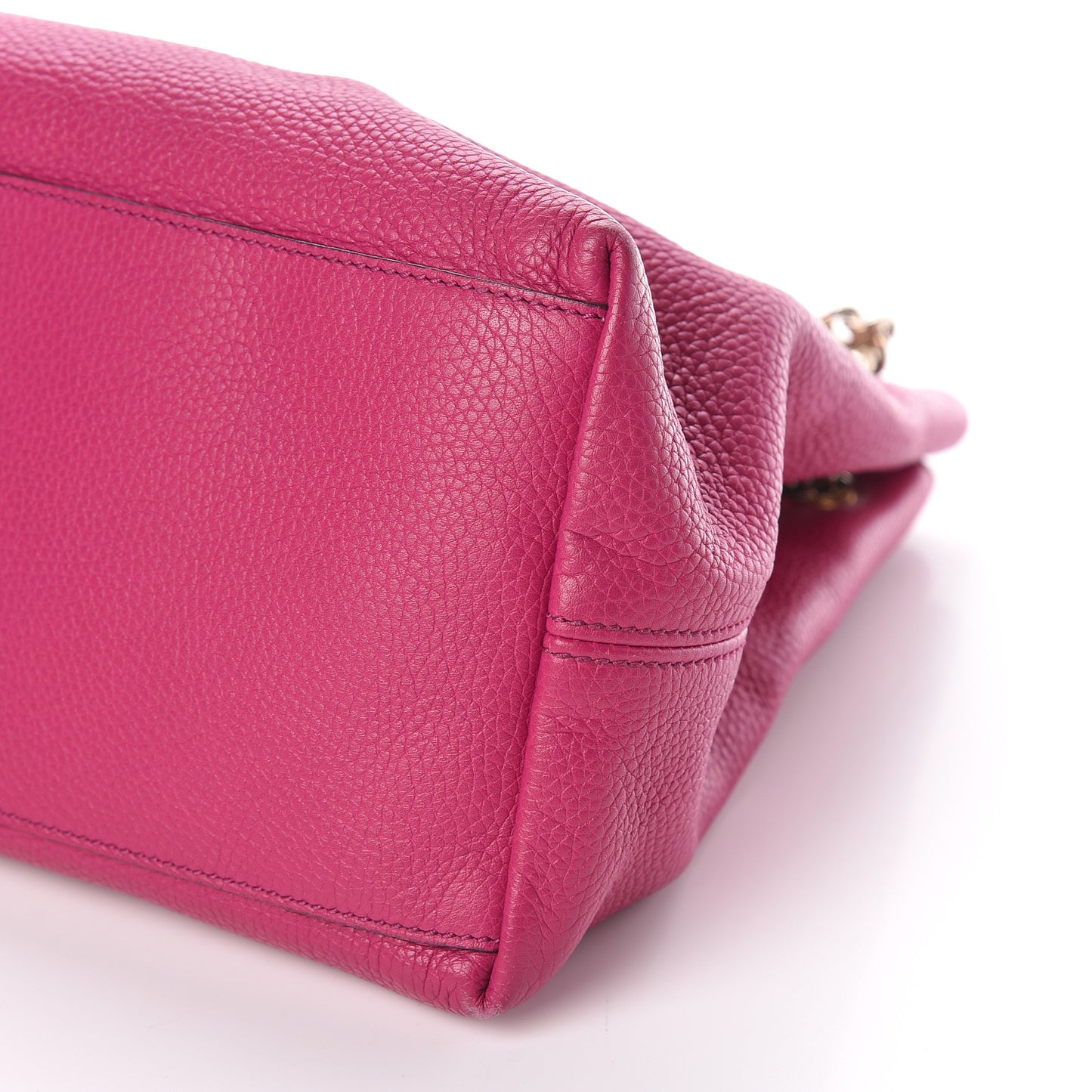 Cellarius Calfskin Medium Soho Chain Shoulder Bag Bright Bouganville