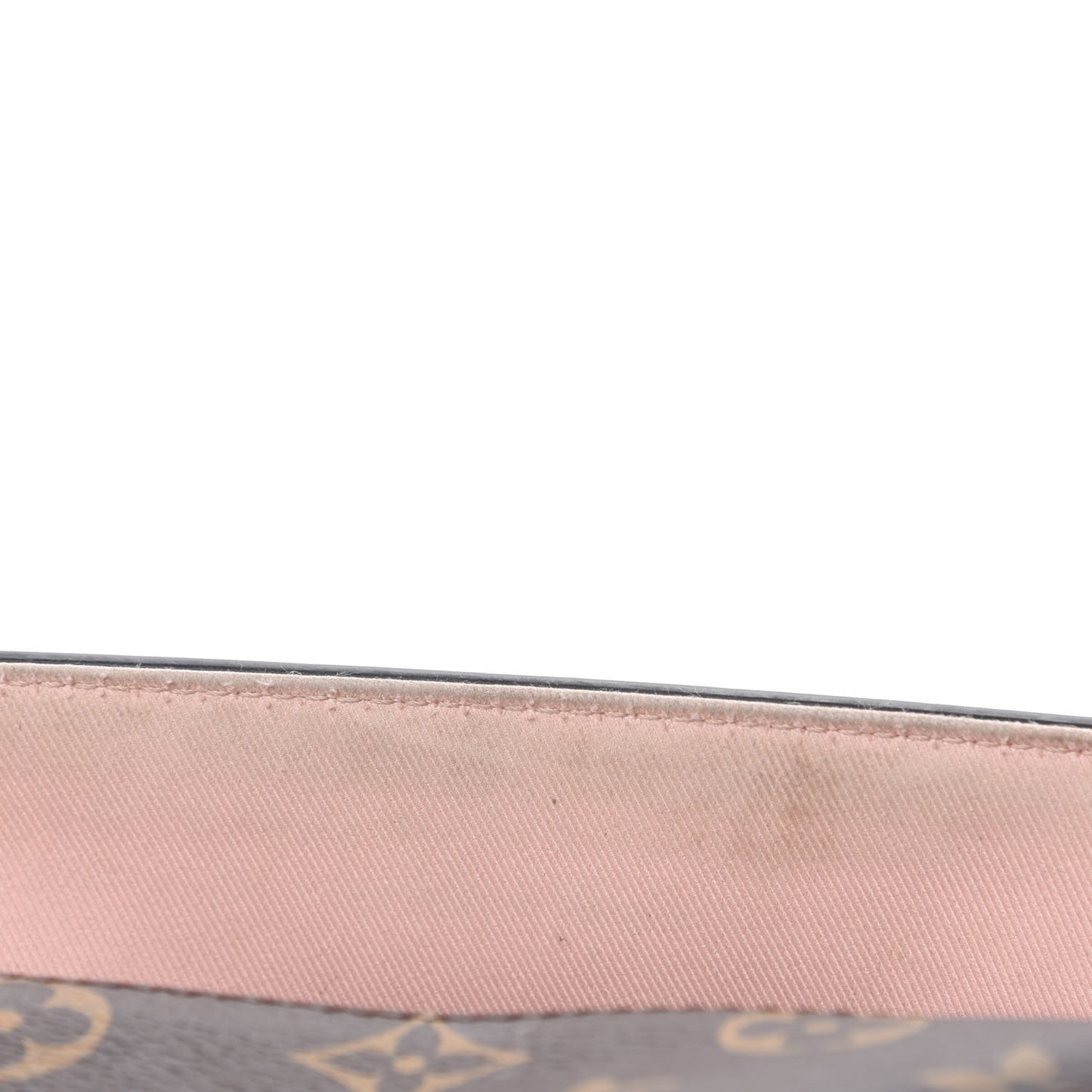 Patent Calfskin Monogram Cherrywood BB Rose Ballerine