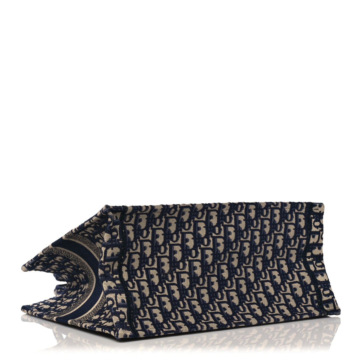 Oblique Medium Book Tote Blue Multicolor