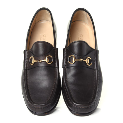 Gucci Calfskin Mens Horsebit Loafers 8.5 Marrone 4 of 9