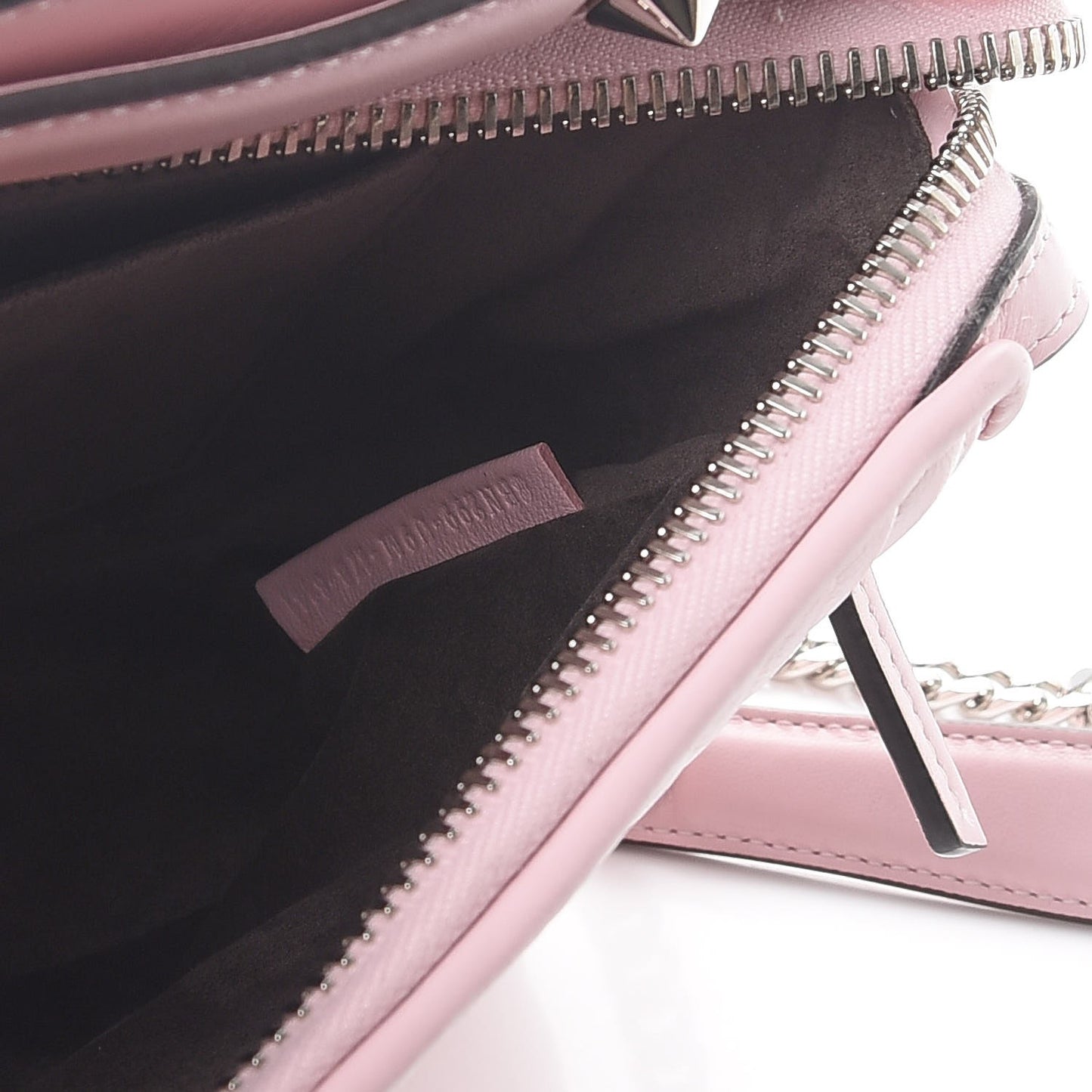 Shiny Nappa Trapuntata Small DotCom Click Chain Satchel Peonia