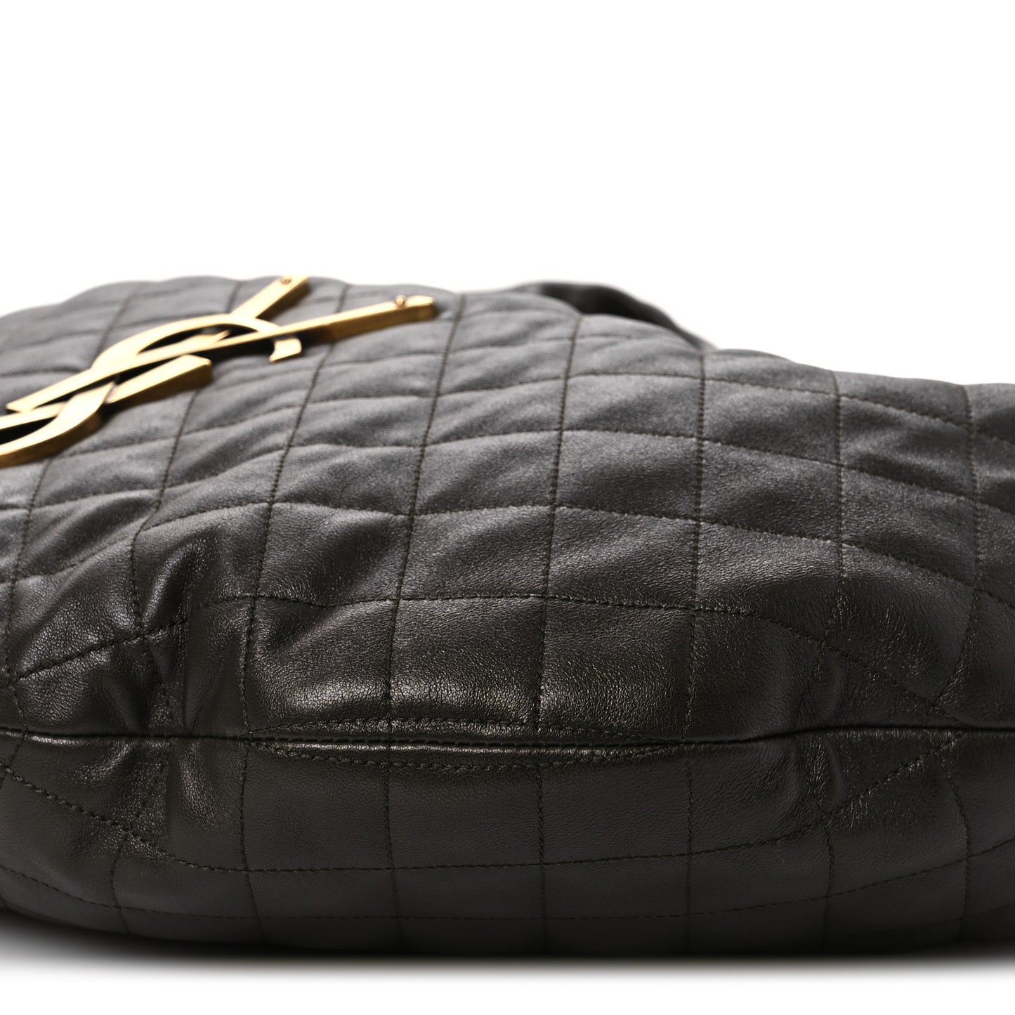 Lambskin Quilted Maxi Icare Shopping Tote Light Musk