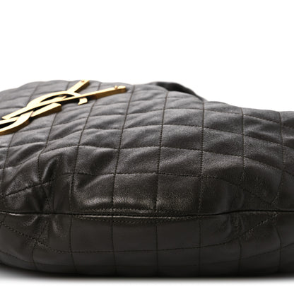 Saint Laurent Lambskin Quilted Maxi Icare Shopping Tote Light Musk 10 of 11