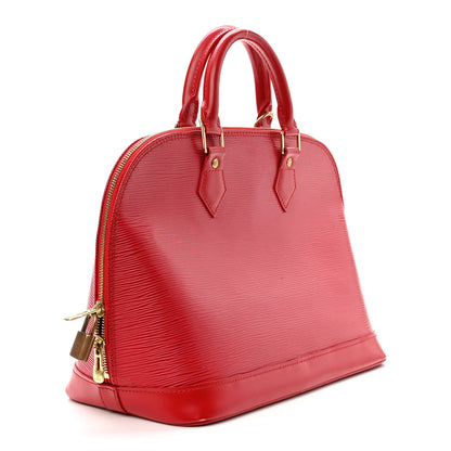 Louis Vuitton Epi Alma PM Castillan Red 3 of 11