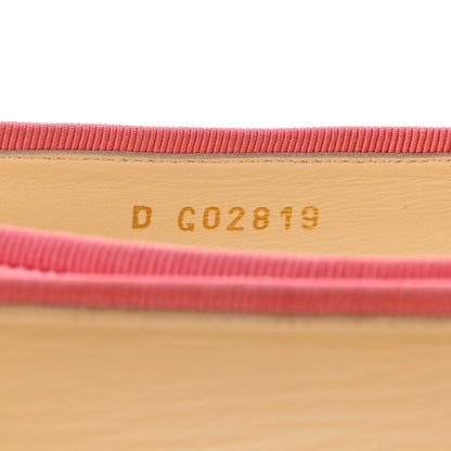 Chanel Patent Calfskin CC Cap Toe Ballerina Flats 40 Light Pink 6 of 9