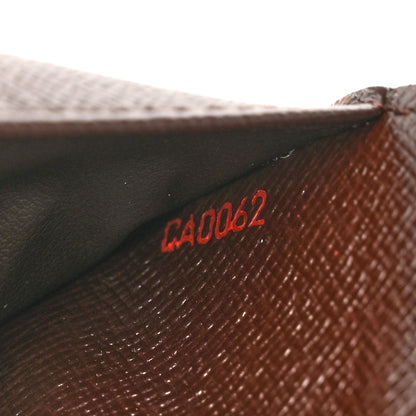 Louis Vuitton Damier Ebene Zippe Zipped Compact Wallet 7 of 8