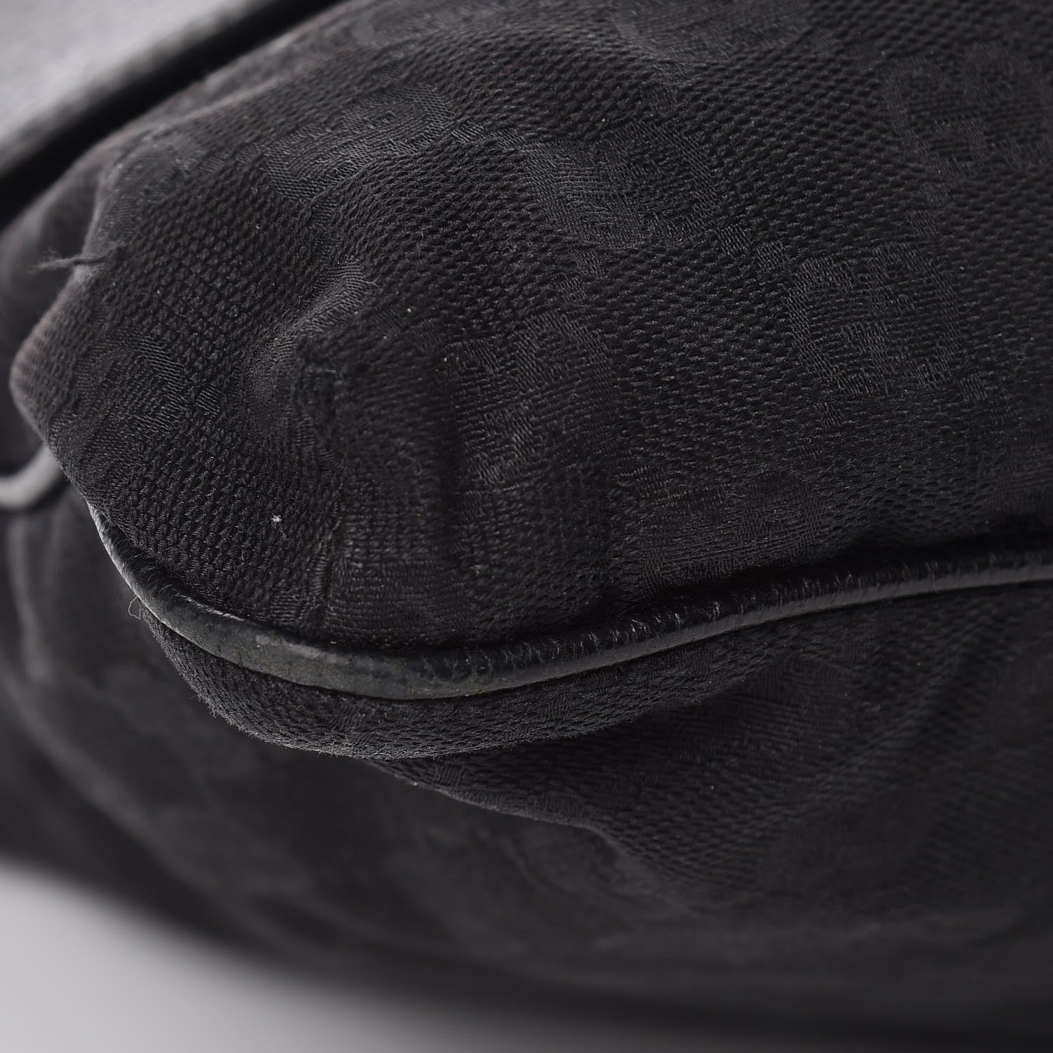 Gucci Monogram Web Medium Double Pocket Messenger Bag Black 13 of 14