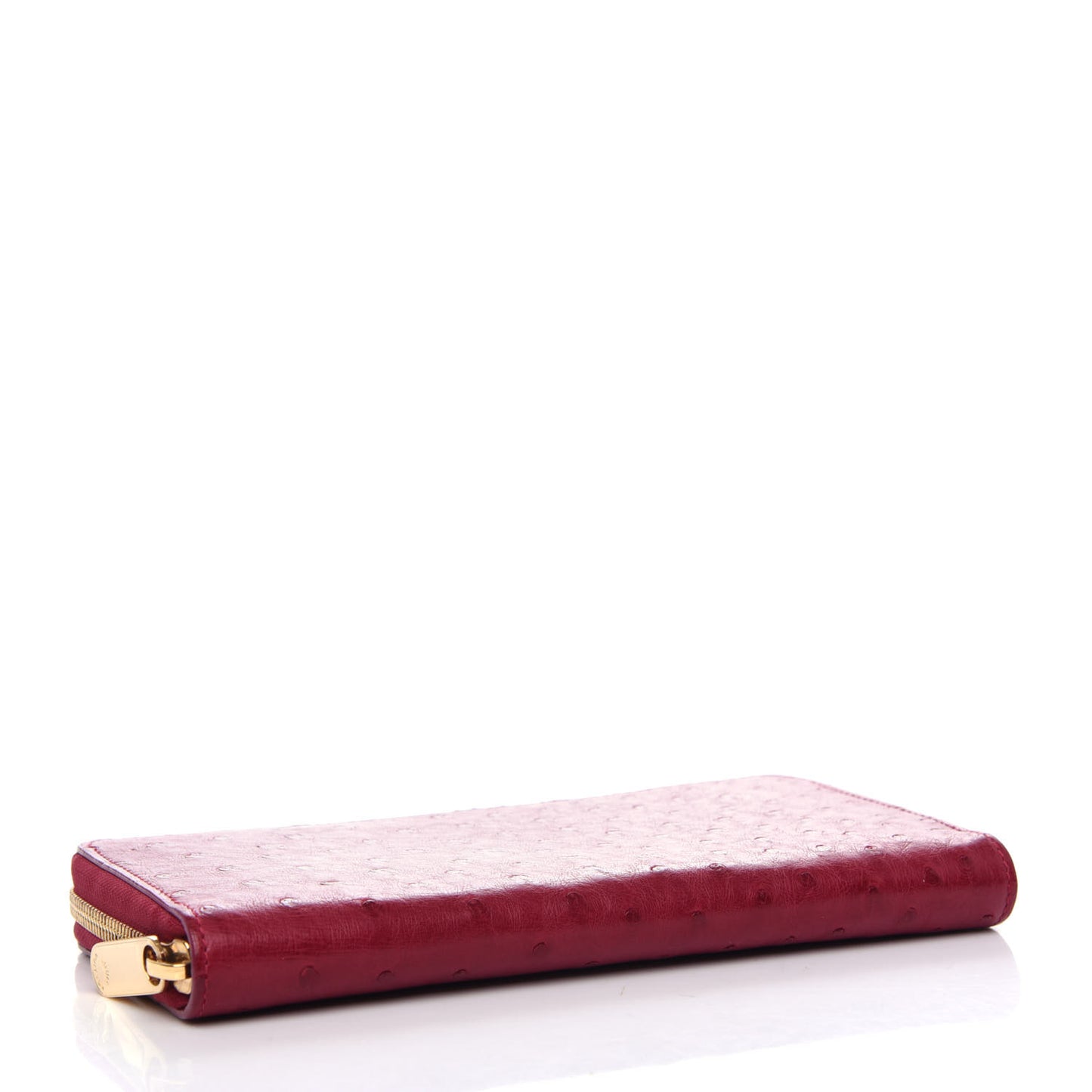 Ostrich Zippy Wallet Magenta