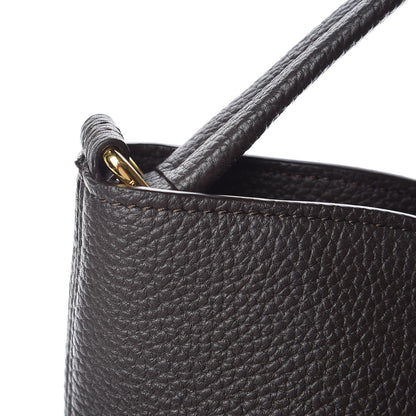 Tom Ford Pebbled Calfskin Large Alix Padlock Zip Hobo Bag Grey 8 of 11