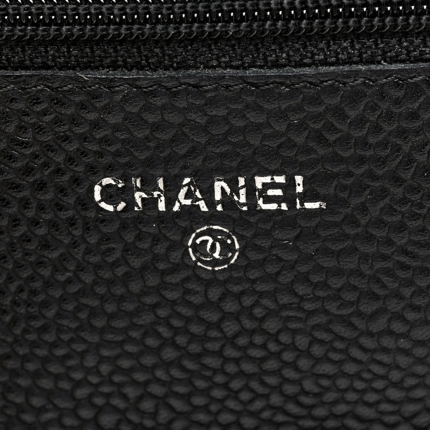 Chanel Caviar Quilted Wallet On Chain WOC Black 6 of 10